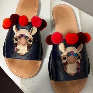 Kate Spade camel slides. Size 10.